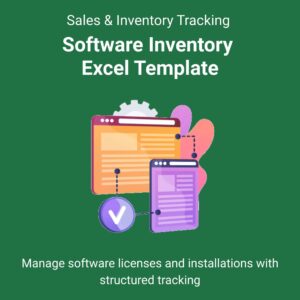 Software Inventory Excel Template