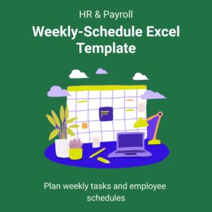 Weekly Schedule Excel Template